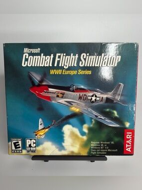 Microsoft Combat Flight Simulator WWII Europe PC Game Sealed